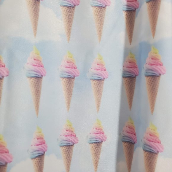 Stella Cove Girls Ice Cream Swimsuit Rash Guard Pink Pastel NWT Size 8 - Picture 3 of 6